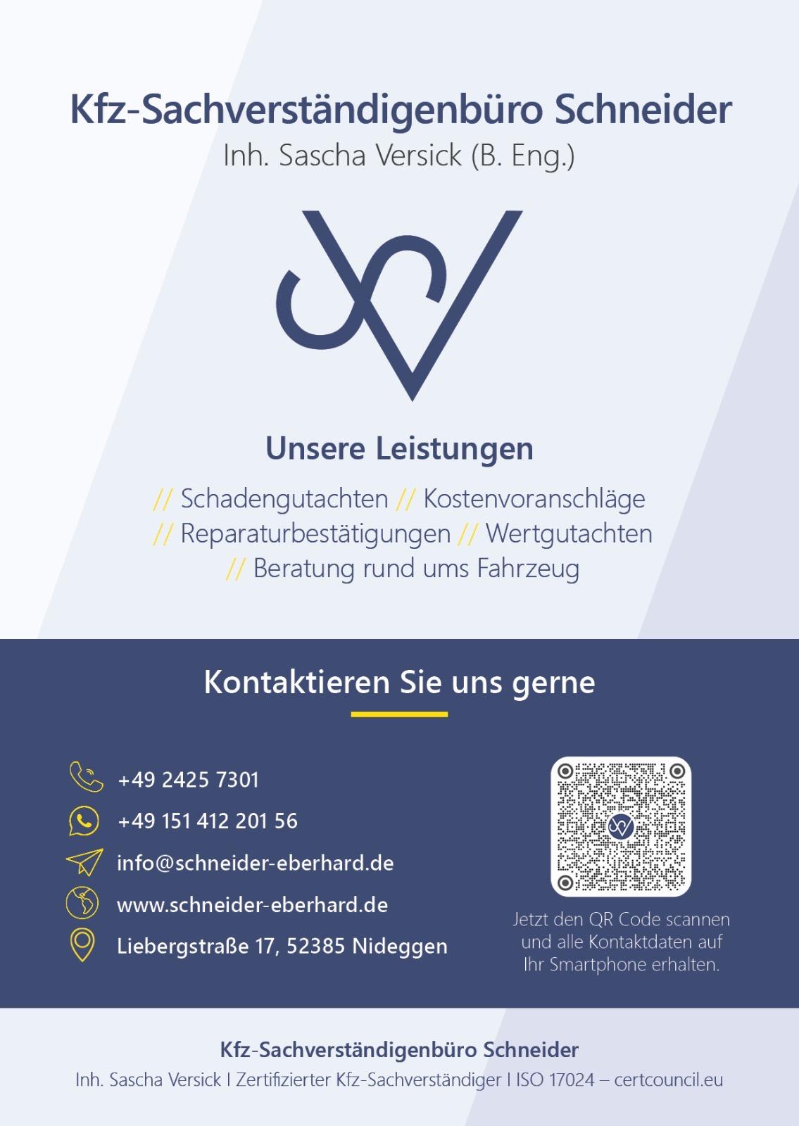 Eberhard Schneider - Kfz-Sachverständiger